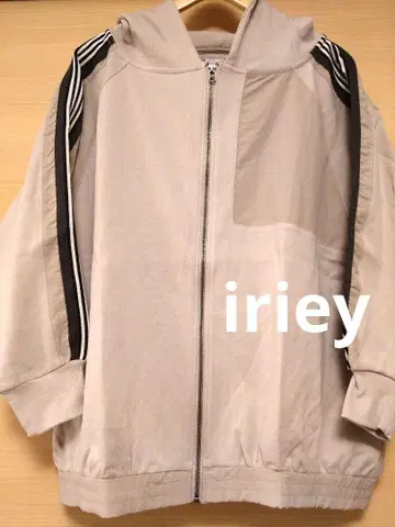 iriey 분또 트랙 리메이크풍 지퍼 후드티 F