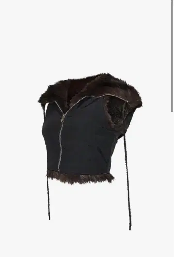 theredthread S flip fur vest brbk