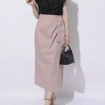 아푸와이저 리셰 랩 타이트 턱 스커트