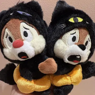 칩과 데일 봉제 인형 키체인 디즈니 스토어 할로윈