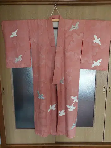 앤티크 레트로 비둘기? 기모노