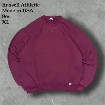 90s USA제 RussellAthletic 러셀 애슬레틱 무지 맨투맨