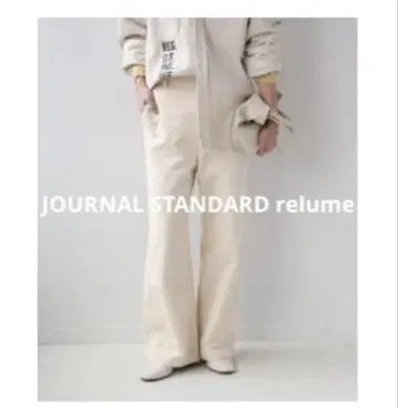 JOURNAL STANDARD relume 8W 코듀로이 스트레이트 팬츠