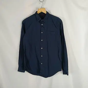 HARE 하레 코튼 긴팔 셔츠 네이비 L B3630