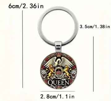 QUEEN 퀸 키링 키홀더 영국 잡화 브리티시
