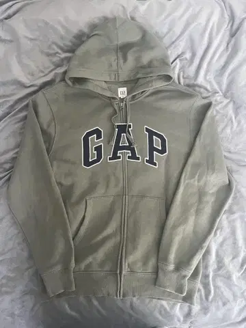 GAP 로고 집업 후드티 S 사이즈
