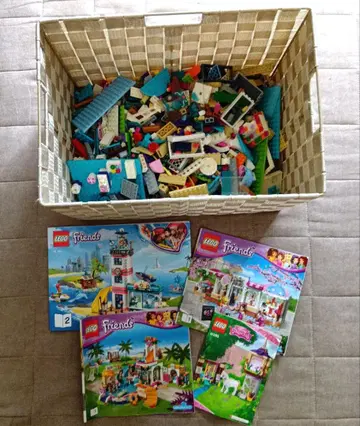 LEGO Friends 부품 세트 1.7kg + 설명서 포함