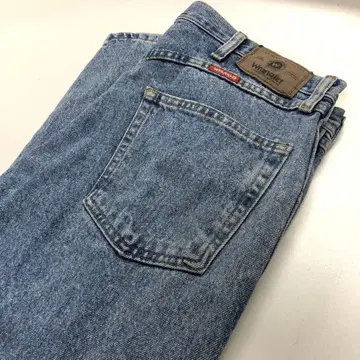 랭글러 W36L32 스트레이트 데님 라이트 블루 남성용 L