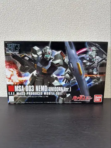 s290 유니콘 HG 네모 MSA-003NEMO 건담 프라모델