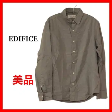 EDIFICE 에디피스 플란넬 셔츠 캐시미어 혼방 긴팔 B1287