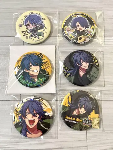 히프노시스 마이크 Fling Posse 아리스가와 다이토 캔뱃지 6점