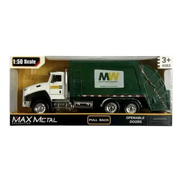 Max Metal 1/50 MW Garbage Truck