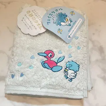 기적의 타월 슈퍼 마쉬멜로우 포켓몬 꾸왁스 페이스 타월 폴리곤2
