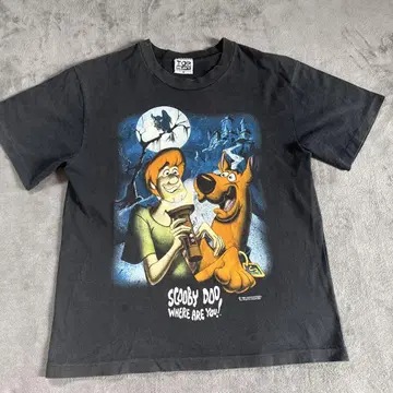 스코비두 SCOOBY DOO 형광 빈티지 레어 T
