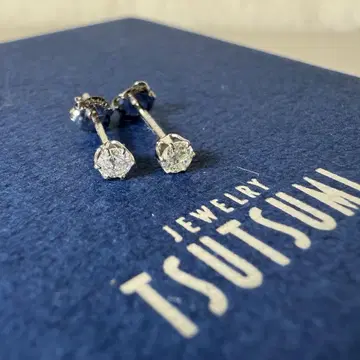 쥬얼리 츠츠미 플라티나 900 다이아몬드 귀걸이