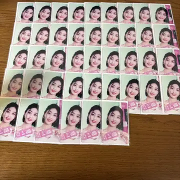 지효 onceday 클리어 트레이딩 카드