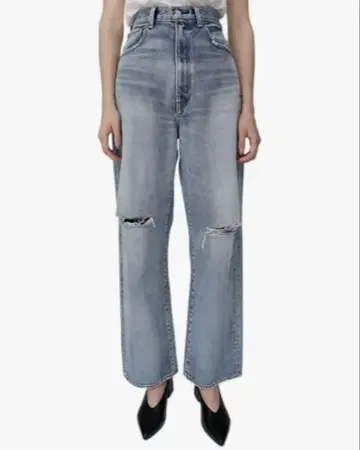 MOUSSY HW CRASH LOOSE STRAIGHT 데님
