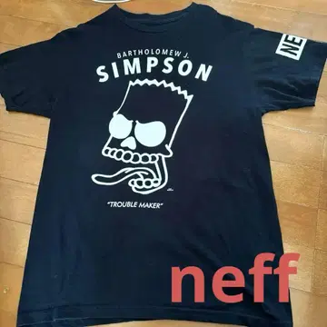 SIMPSON 시슨 남성용 t셔츠 S 사이즈 neff