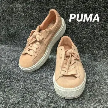 PUMA 푸마 스웨이드 플랫폼 스니커즈 핑크 통굽