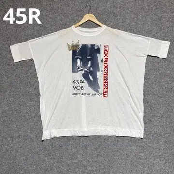 45R 오버 사이즈 그래픽 티셔츠