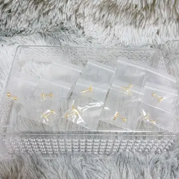 새상품 미사용 바디피어싱 9세트 금속 알레르기 방지