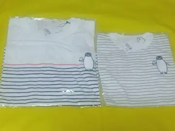 그라니프 사카자키 치하루 문조와 펭귄 모자 페어 T셔츠 M&120 사이즈