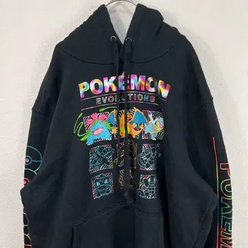 USA 구제 의류 포켓몬 pokemon 후드티 블랙