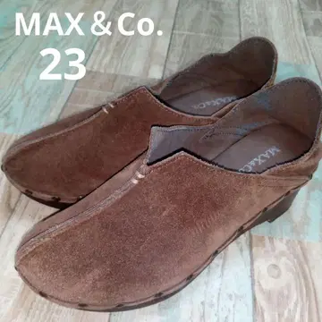 MAX&Co. 23.0 가죽 신발 바부쉬 스웨이드 맥스앤코