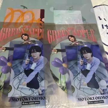 Mrs. GREEN APPLE 제일복권 클리어 파일&스티커