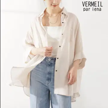 VERMEIL par iena 2024ss 서클 셔츠 26,400엔