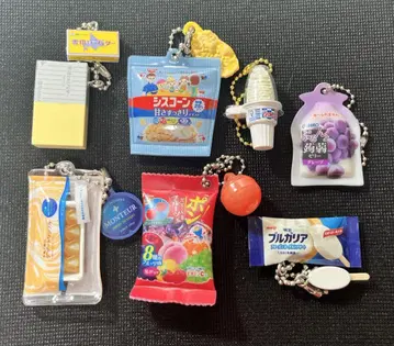 미니어처 식품 캡슐 토이 7개 세트