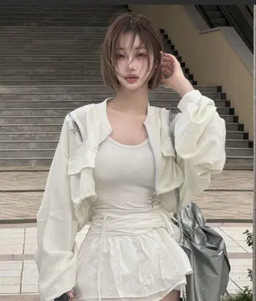 KsG 글리터 참 지퍼 MA1 자켓