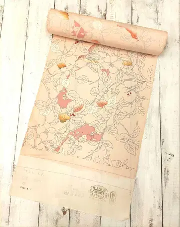 순수 실크 코몬 기모노 옷감(No.750)