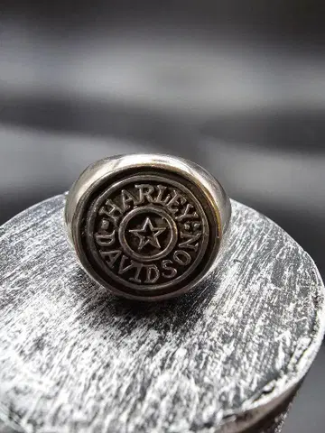 HARLEY DAVIDSON 실버 반지 로고 925
