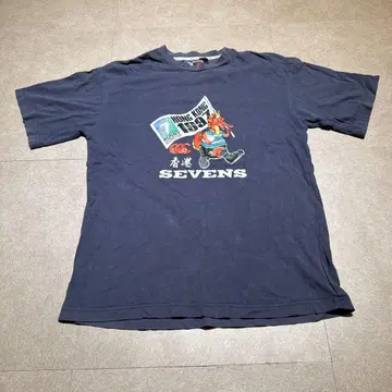 Canterbury 홍콩 반팔 t셔츠 네이비 빈티지 90s M
