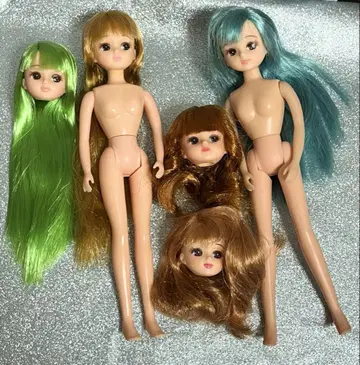 인형 교실 리카짱 헤드 + 정크 리카짱 세트 일본제 & 중국산