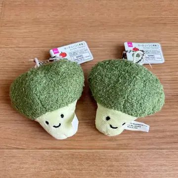 다이소 키체인 브로콜리 키링 2개 세트a