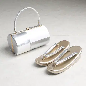 [ 새상품 ] 조리 백 세트 화이트&실버 / 24cm