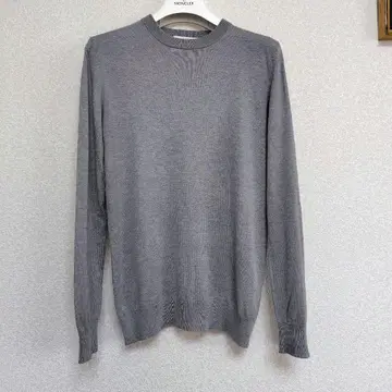 엔폴드 얇은 소재 라이트 그레이 니트 스웨터 Size 38