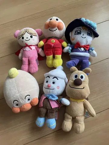 호빵맨 봉제 인형 세트