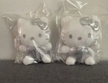 한국 한정판 실버 키티 소 2개 세트