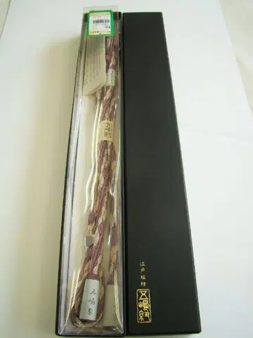 새상품 오샤레 에도구미 고시마구미 오비지메 순수 실크 Bs1436