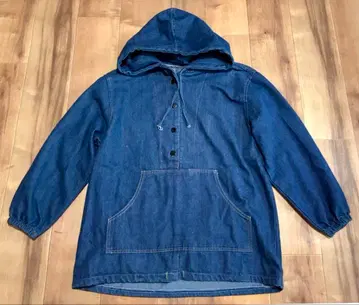 데님 풀오버 후드티 아노락 살베지