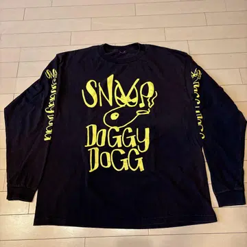 스눕 독 SNOOP DOGG 티셔츠 boot XL 랩 티셔츠 긴팔 티셔츠