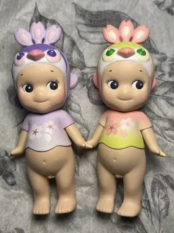 소니 엔젤 벚꽃 공작 peacock 2점