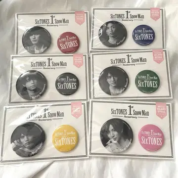SixTONES 1st Anniversary 캔뱃지