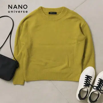 @J832@ NANO universe 캐시미어 100 니트 스웨터 M