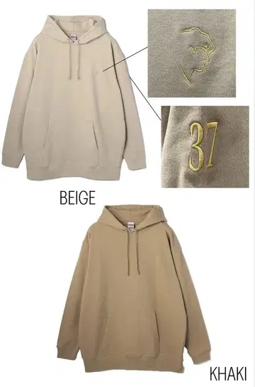 Ryo's HOODIE/후드티 베이지 37자수