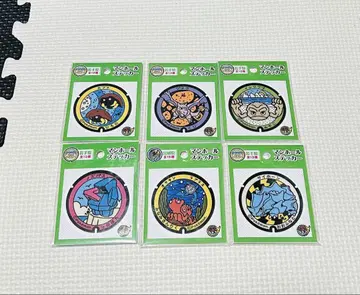 포켓몬 맨홀 스티커 새상품 6종 지역 한정 이와테현 미야기현 스티커