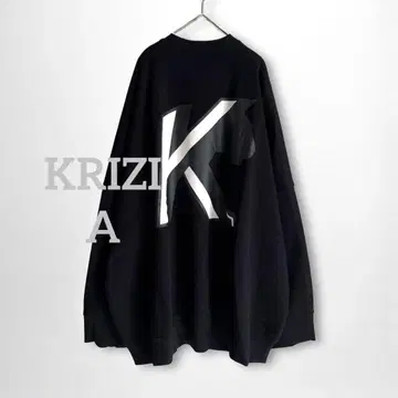 1434 KRIZIA 크리츠찌아 초 빅 실루엣 트레이닝복 빅 프린트